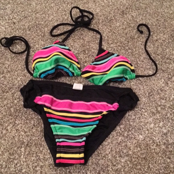 Striped bathing suit - Picture 1 of 1